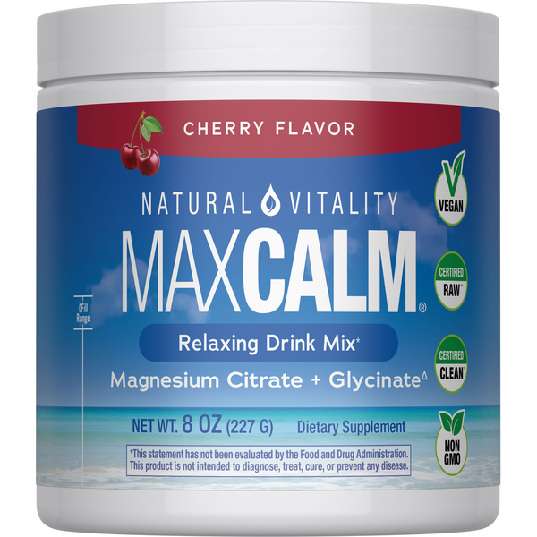 Natural Vitality Cherry Flavor Relaxing Drink Mix Same-Day