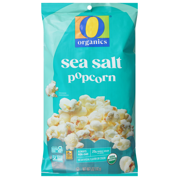 O Organics Popcorn, Sea Salt