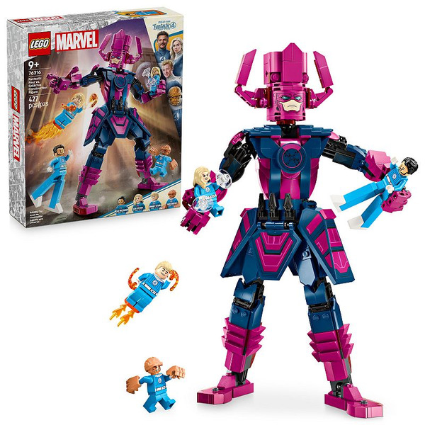 LEGO Kids' Marvel Fantastic Four vs. Galactus Construction Figure Super Hero Building Toy