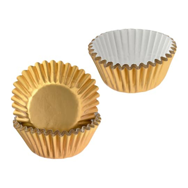 Celebrate It Mini Foil Baking Cups - Gold