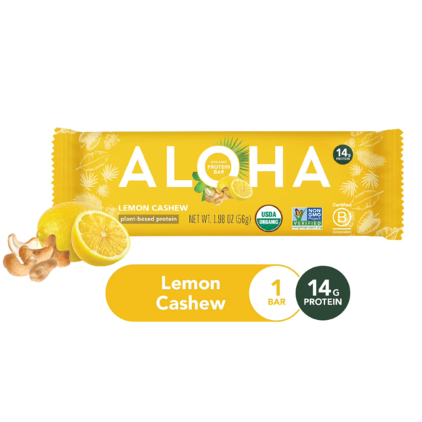 Aloha Protein Bar, Lemon Cashew, Organic Same-Day Delivery or