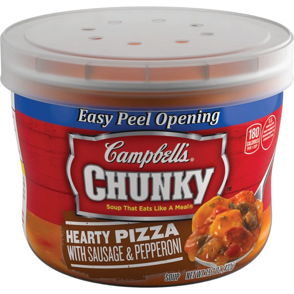 Campbell's® Hearty Pizza with Sausage & Pepperoni Soup (15.2 oz