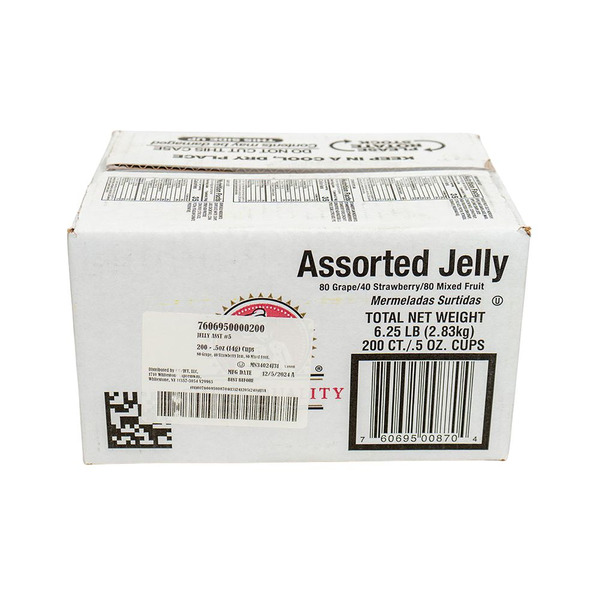 Chef's Quality - Jelly Assortment - 0.5 oz cups / 200 ct