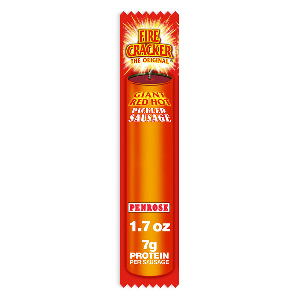 Penrose BIG MAMA Fire Cracker Giant Red Hot Pickled Sausage Same