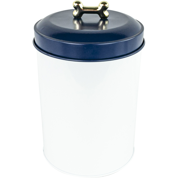 Play On Metal Bowl Dog Jar