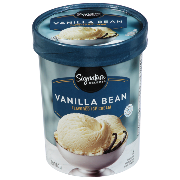 Signature SELECT Ice Cream, Premium, Vanilla Bean