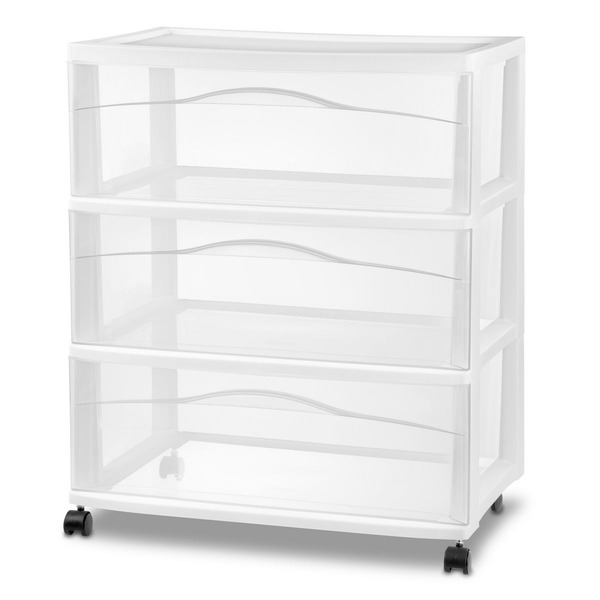 Brightroom 3 Drawer Wide Cart White - ™