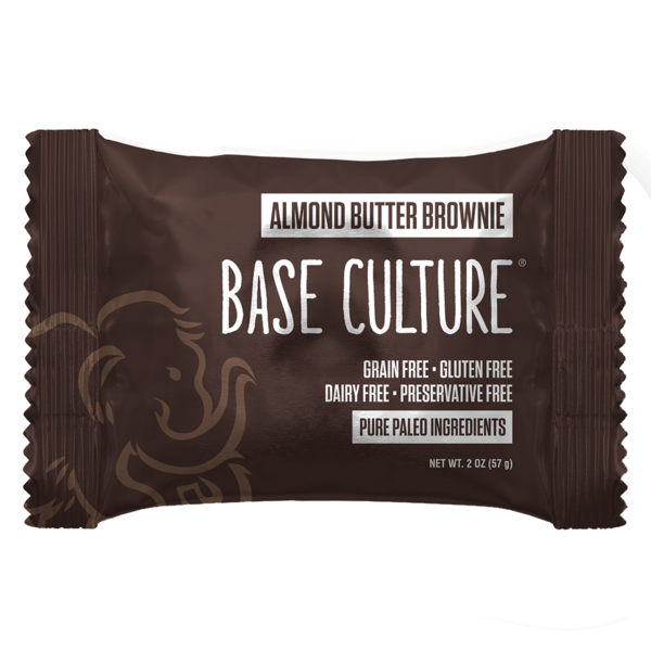 Base Culture Almond Butter Brownie - keto, paleo, gluten free