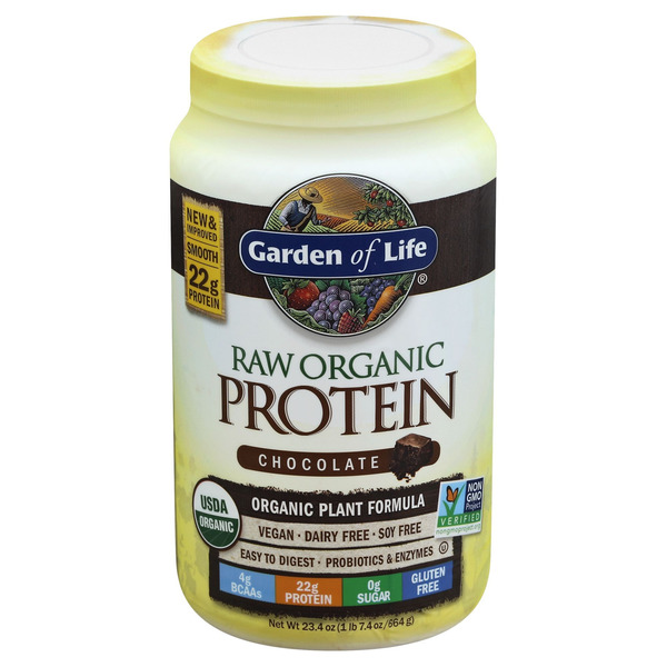 Garden of Life Organic Plant-Based Raw Chocolate Flavor Protein Same-Day  Delivery or Pickup | Lazy Acres
