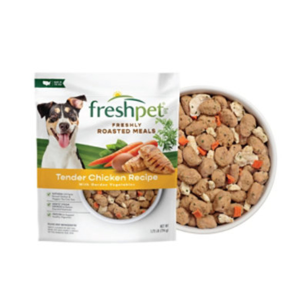 Freshpet Fresh Dog Food, Freshly Roasted Meals, Tender Chicken Recipe
