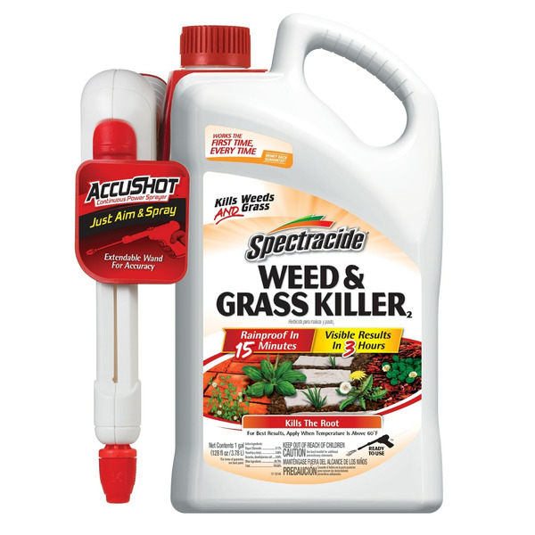 Spectracide AccuShot Sprayer 1.0 -Gallon Ready to Use Weed and Grass Killer