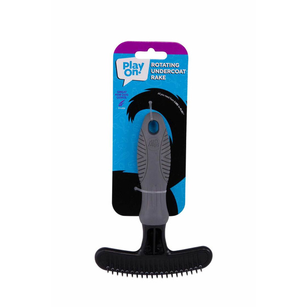 Play On Detangling Rake Dog Grooming Brush