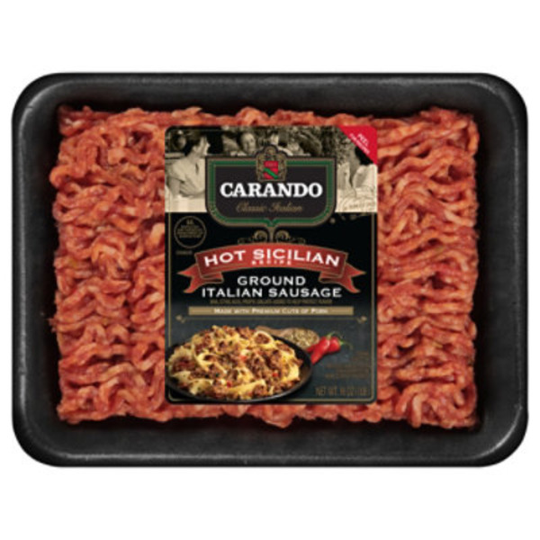 Carando Italian Sausage, Ground, Hot Sicilian Recipe