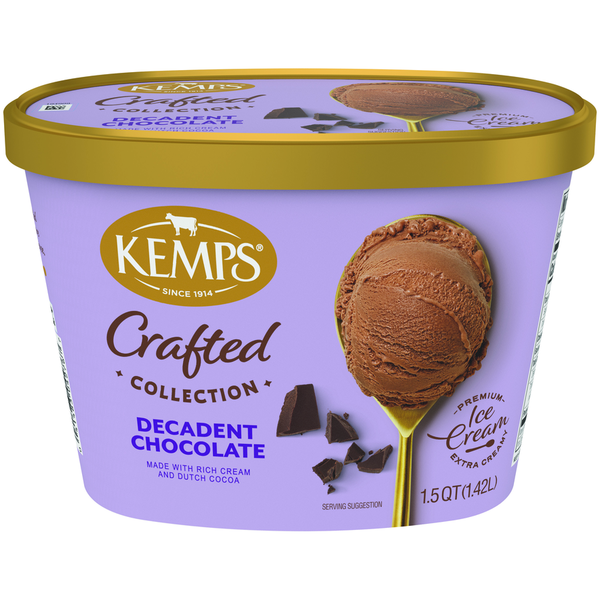Kemps Simply Crafted Decadent Chocolate Premium Ice Cream Same-Day