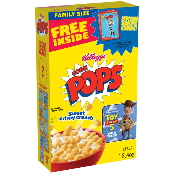Kellogg's Corn Pops Family Size Breakfast Cereal