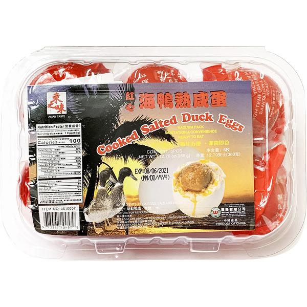 Asian Taste Cooked Salt Duck Egg