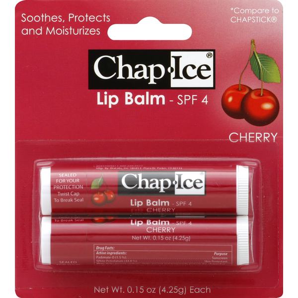 OraLabs ChapIce Lip Balm, Cherry Same-Day Delivery or Pickup