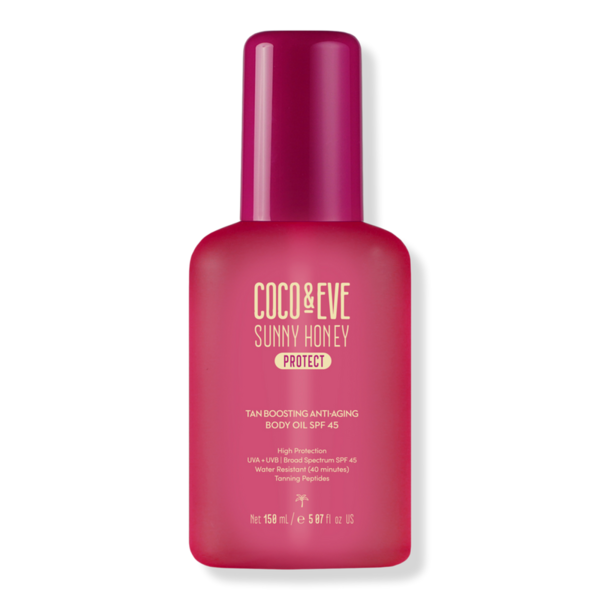 Coco & Eve Tan Boosting Anti-Aging Body Oil SPF45