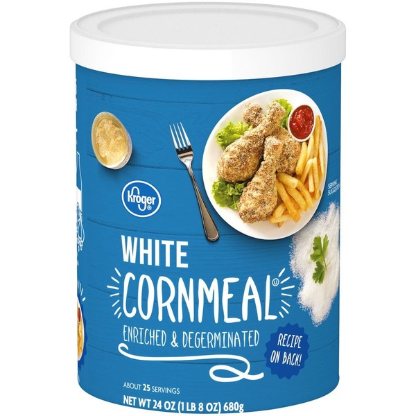 Kroger White Corn Meal (24 oz) from King Soopers Instacart