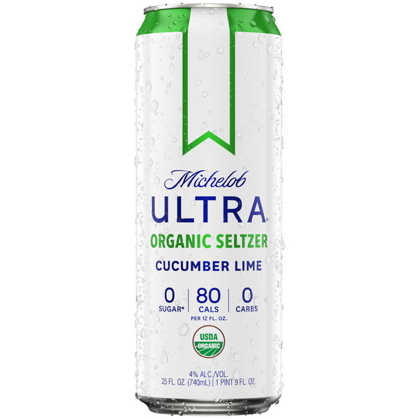 Michelob Organic Cucumber Lime Hard Seltzer Single Can Same-Day