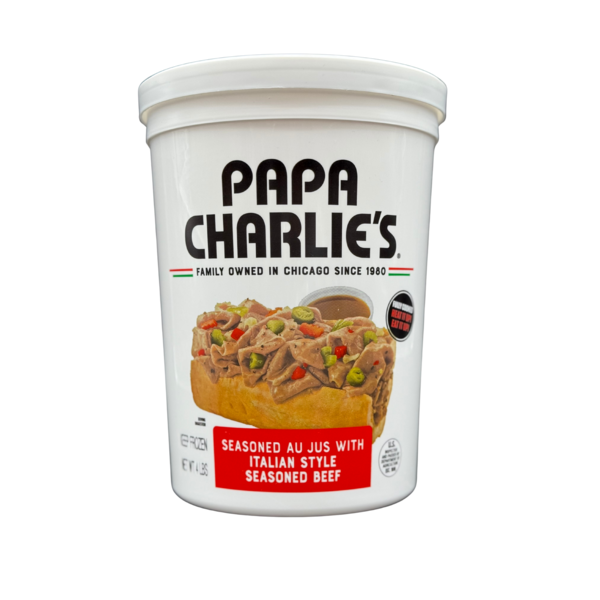 Papa Charlie's 4 Lb Papa Charlie's Seasoned Au Jus with Italian Style ...