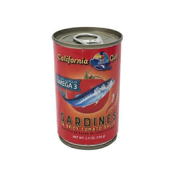 California Girl Sardines In Spicy Tomato Sauce