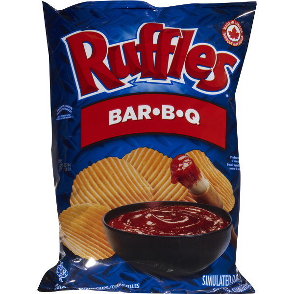 Ruffles Bar-B-Q Flavored Potato Chips Same-Day Delivery | Rexall