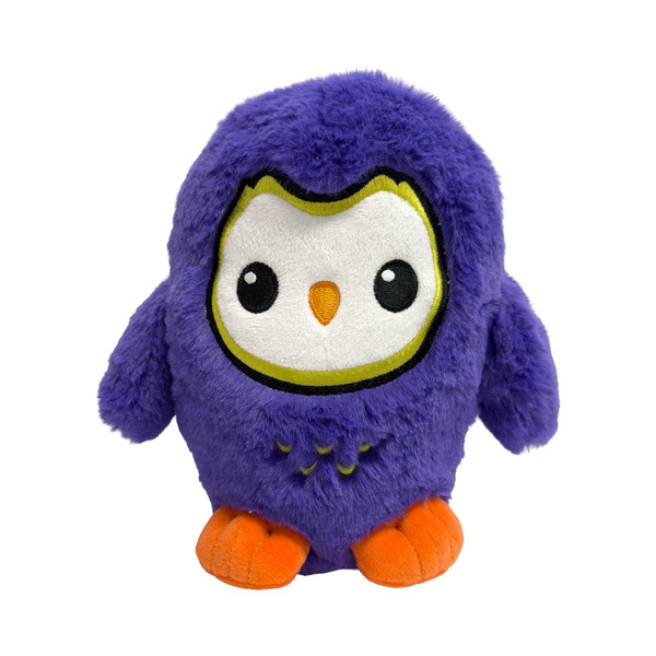HERO Plush Owl Dog Toy - Purple