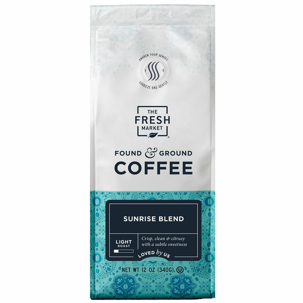 The Fresh Market Sunrise Blend Ground Coffee Bag