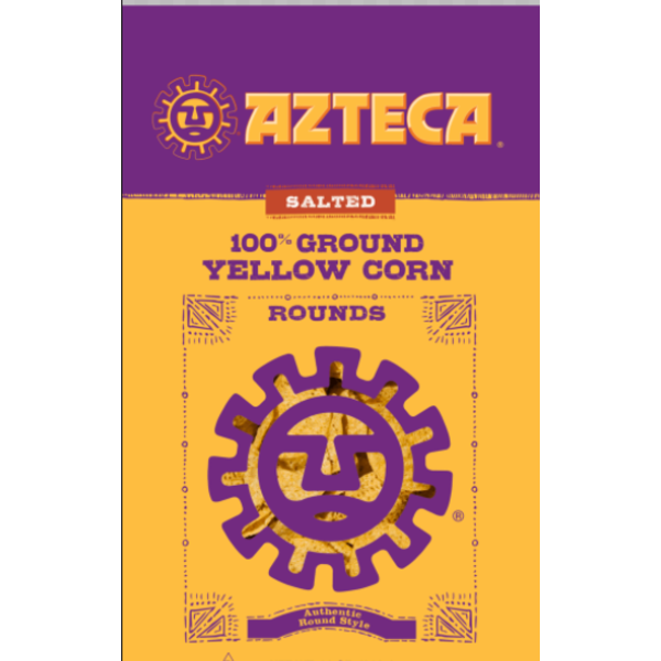 Azteca - Round Tortilla Chips - 6 lbs