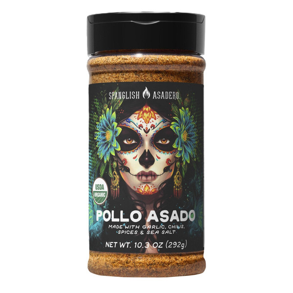 Spanglish Asadero Organic Pollo Asado Seasoning, 10.3 oz