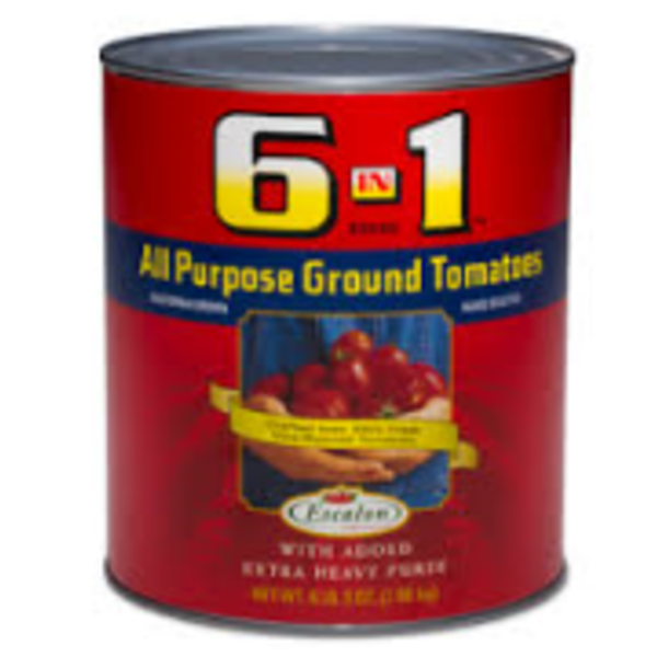 Escalon - 6 in 1 All Purpose Ground Tomatoes - #10 cans