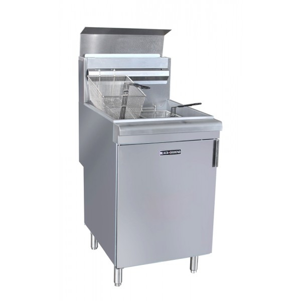 Qualite QL-15 - Natural Gas Floor Fryer, 150K BTU, 65-70 lb capacity