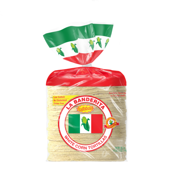 La Banderita Tortillas, White Corn