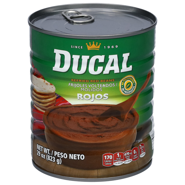 Ducal Red Beans, Refried