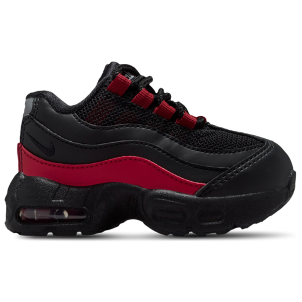 Nike Boys' Air Max 95 Recraft Toddler Shoe, Size 6 - Team Crimson/Wolf Grey/Black