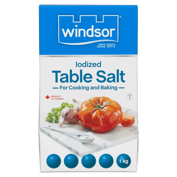 Windsor Iodized Table Salt for Cooking and Baking 1 kg Same-Day