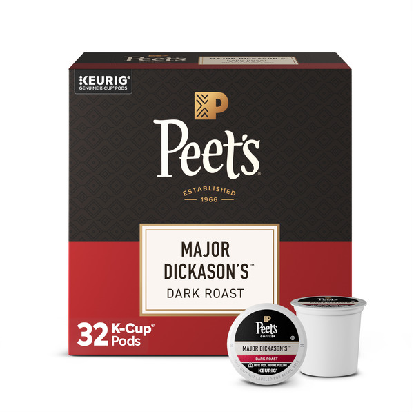 Peet's Coffee Major Dickason's Blend, Dark Roast Single Serve