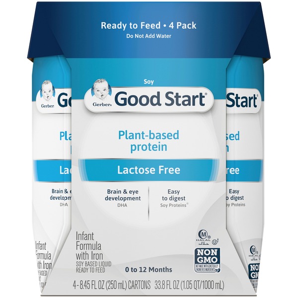 Gerber Soy Non-GMO Ready to Feed Infant Formula, Stage - Main Image