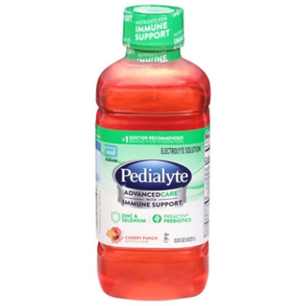 Pedialyte AdvancedCare Electrolyte Solution, Cherry Punch