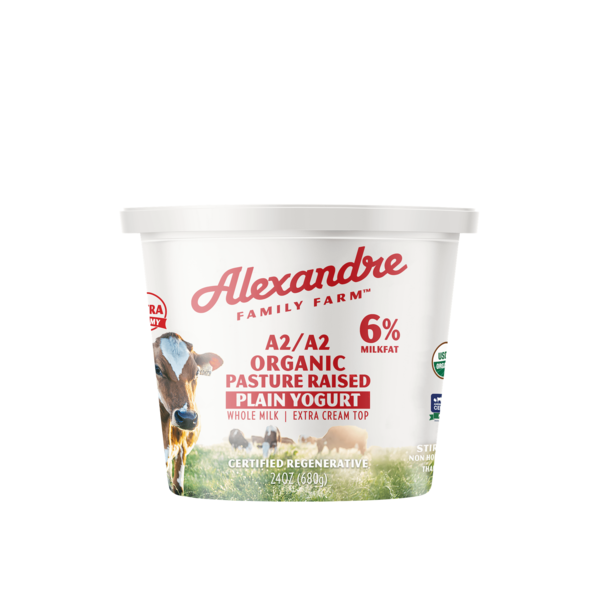 ヨンファ Alexandre Family Farm A2/A2 Organic 6% Plain Yogurt Same-Day