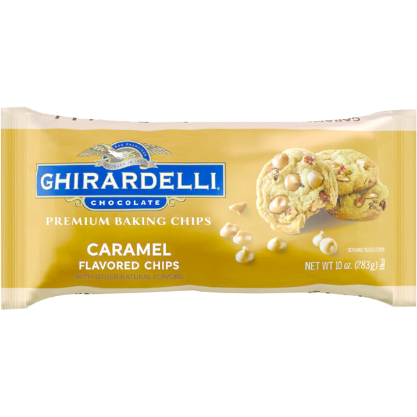 Ghirardelli Baking Chips, Premium, Caramel Flavored Same-Day
