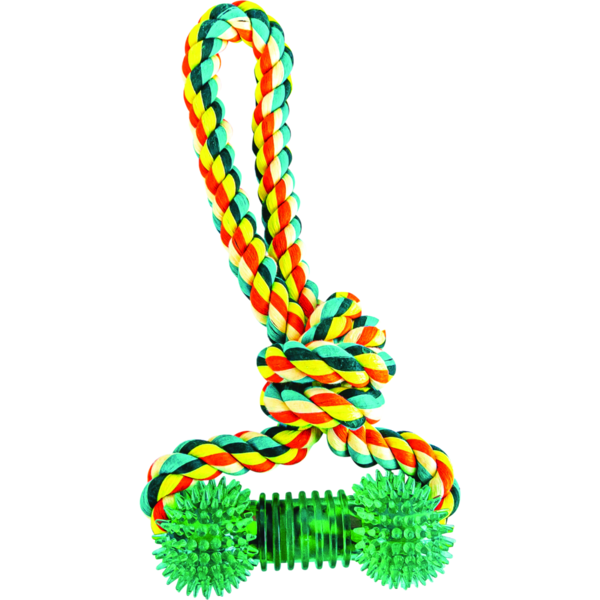 Play On Bone Pull N Tug Rope Dog Toy