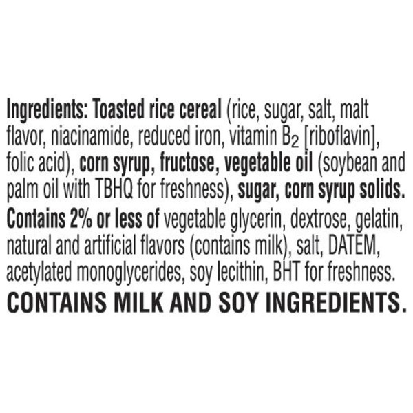 33 Rice Krispie Treats Ingredients Label Label Design Ideas 2020