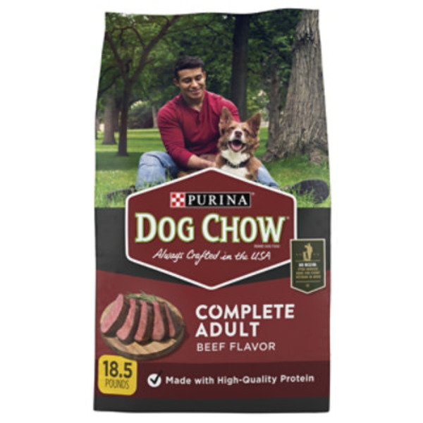 Purina Dog Chow Dog Chow Complete Adult Dry Dog Food Kibble Beef Flavor