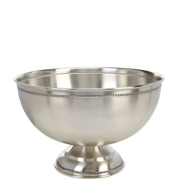 Southern Living Stainless Steel Beaded Party Ice Tub