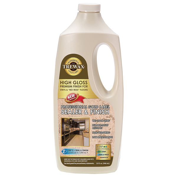 Trewax Gold Label Sealer Wax, Gloss Finish