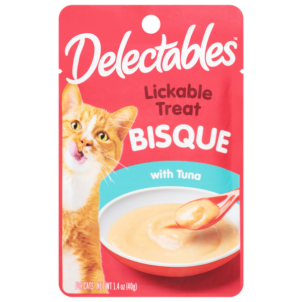 Delectables Bisque With Tuna Lickable Treat