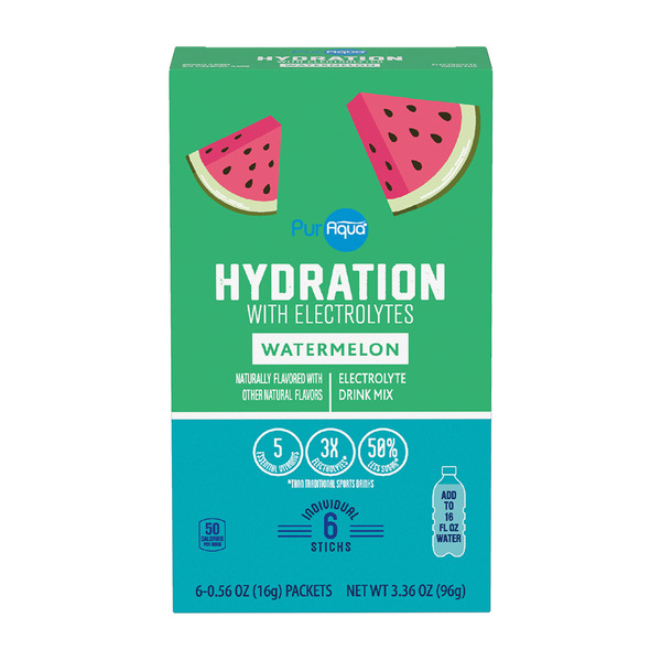 PurAqua Hydration Sticks, Watermelon Same-Day Delivery or Pickup | ALDI