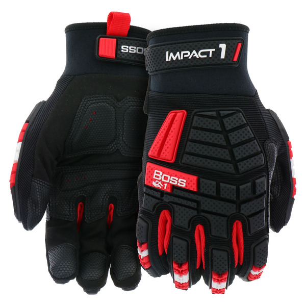 Boss Black Synthetic leather Demolition Gloves 1 -Pairs